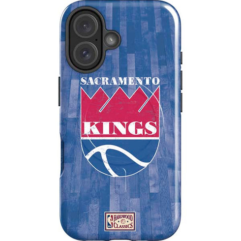 NBA Sacramento Kings Hardwood Classics iPhone 16 Plus Magsafe Impact Case